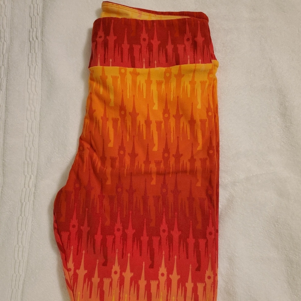 Lularoe OS Disney Castle leggings-BNWOT
